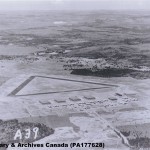 Air photo during WWII. Photo Credit: Unknown.